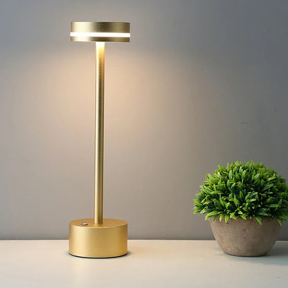 LuxeGlow | Design tafellamp | Draadloos oplaadbaar  Creëer sfeer met één aanraking
