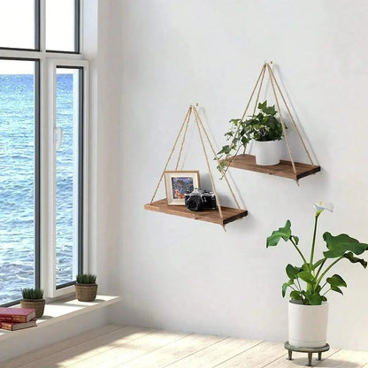 Wandplank - Hout voor planten en foto's