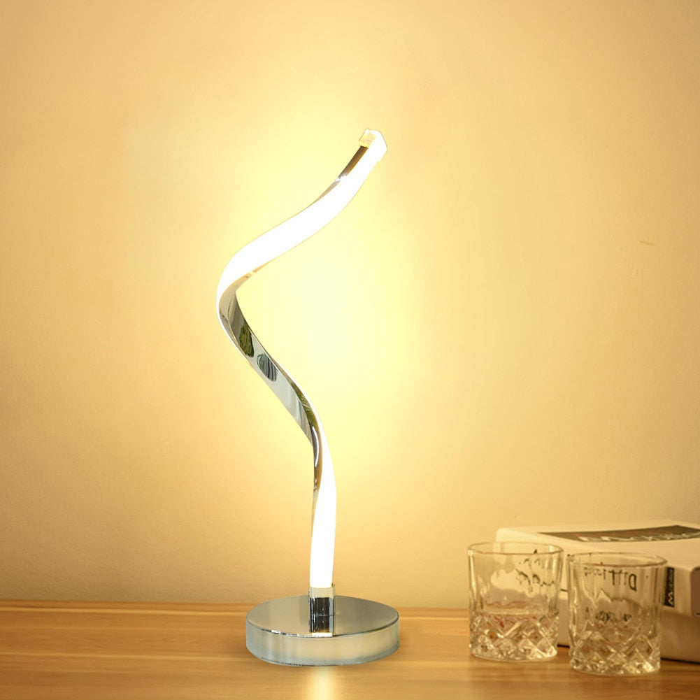 Zyphos | LED verlichting tafellamp spiraalvorm