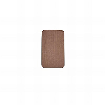 Rechthoekige wandlamp houtlook