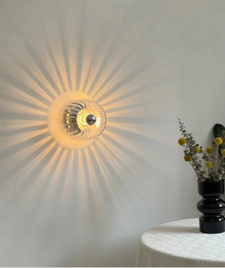 Nordhaus | Minimalistische Scandinavische Wandlamp – Glas & Metaal | Moderne Sfeerverlichting