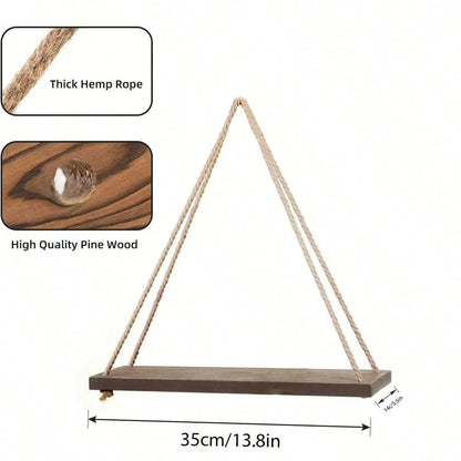Wandplank - Hout voor planten en foto's