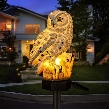 Owl | Uil Beeld Tuinverlichting en Decoratie (2-Pack)