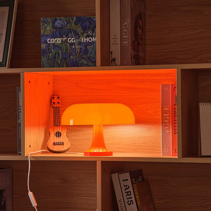 Retro Mushroom Tafellamp | Oranje