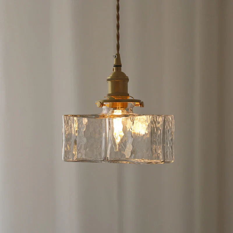 Fatima - Moderne retro hanglamp van glas