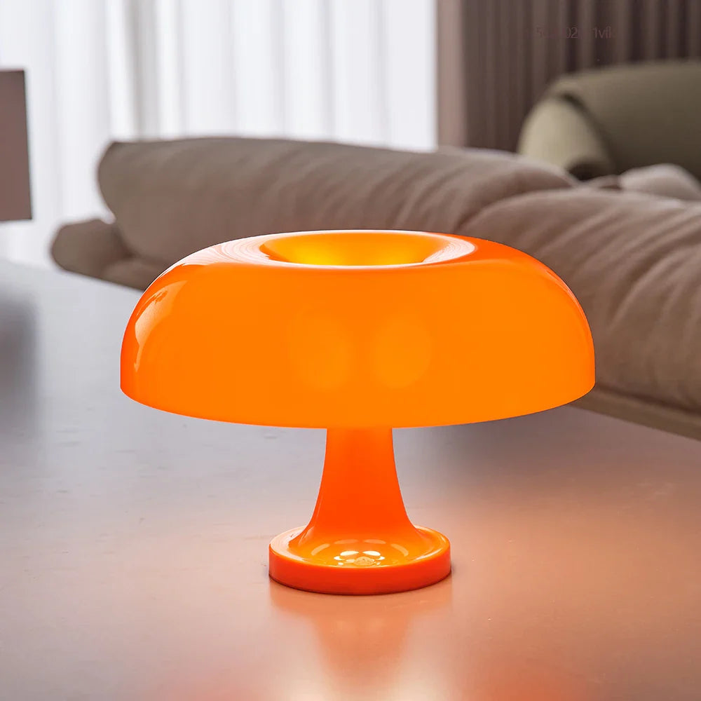 Retro Mushroom Tafellamp | Oranje