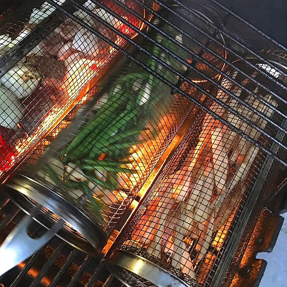 GrillMaster | Draagbare roestvrijstalen BBQ-grill