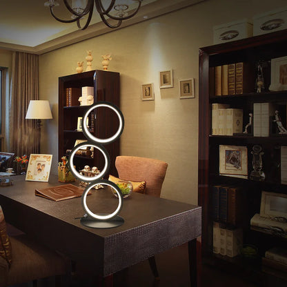 TricolorLuxe - Elegante Leestlamp met Zacht Licht