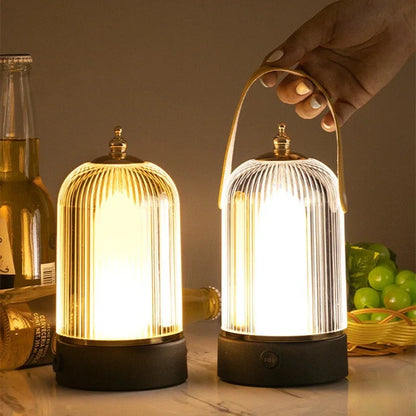 Kooilamp in retrostijl | Nostalgische tafelverlichting