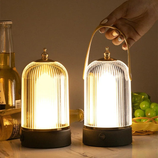 Kooilamp in retrostijl | Nostalgische tafelverlichting