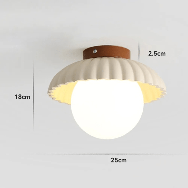 IJzeren hal plafondlamp