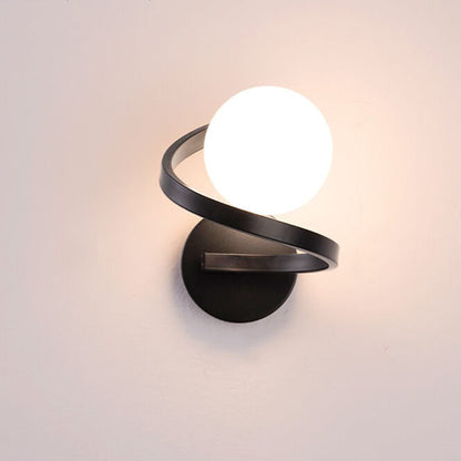 AuroraLoop Minimalistische LED wandlamp