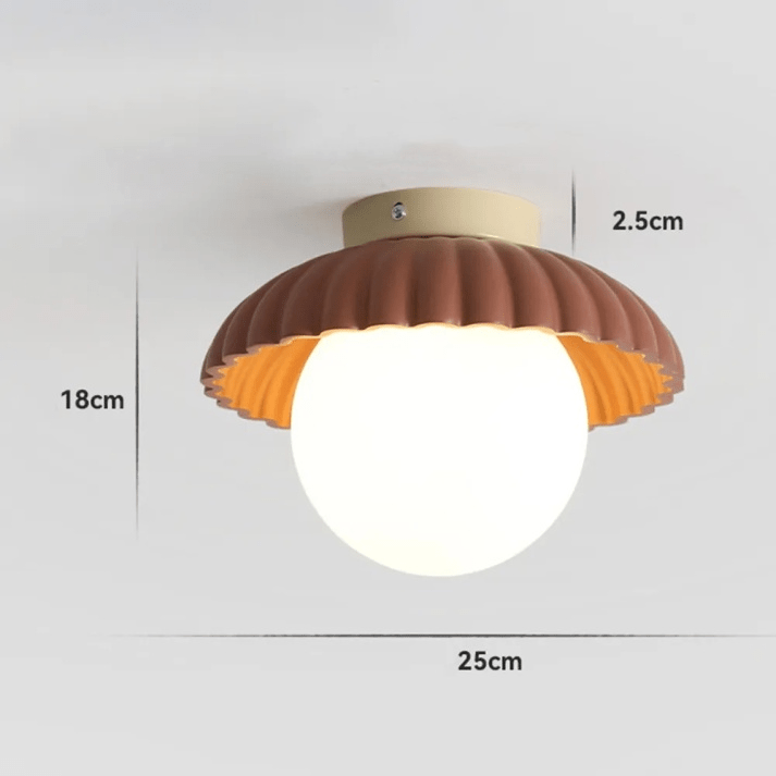 IJzeren hal plafondlamp