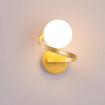 AuroraLoop Minimalistische LED wandlamp