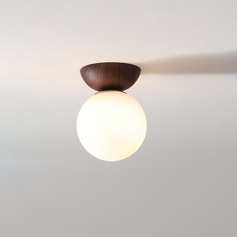 Hikari Plafondlamp – Minimalistische LED Lamp met Houten Frame