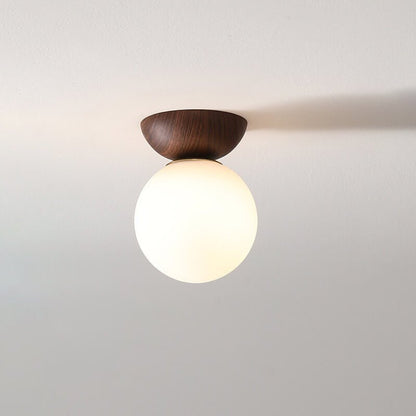 Hikari Plafondlamp – Minimalistische LED Lamp met Houten Frame