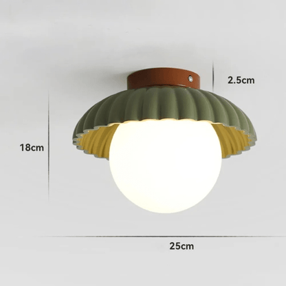 IJzeren hal plafondlamp