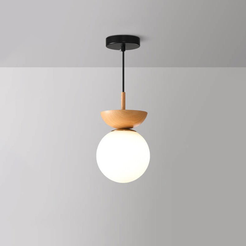 Hikari Plafondlamp – Minimalistische LED Lamp met Houten Frame