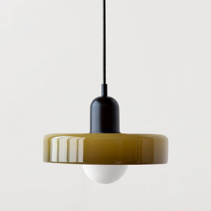 StiloGlas | Kleurrijke Hanglamp in Bauhaus-stijl – Glas-in-lood Design & Modern Vakmanschap