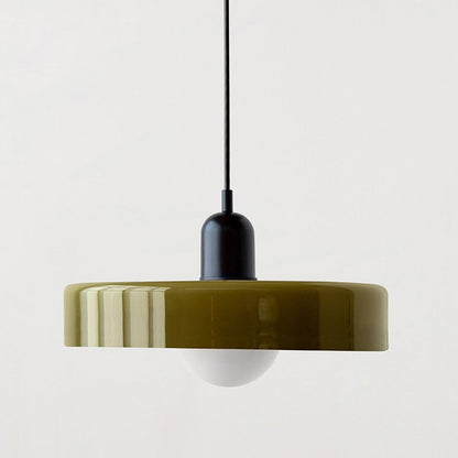 ColorLume | Geometrische Bauhaus Plafondlamp – Glazen Designlamp met Kleurrijke Accenten