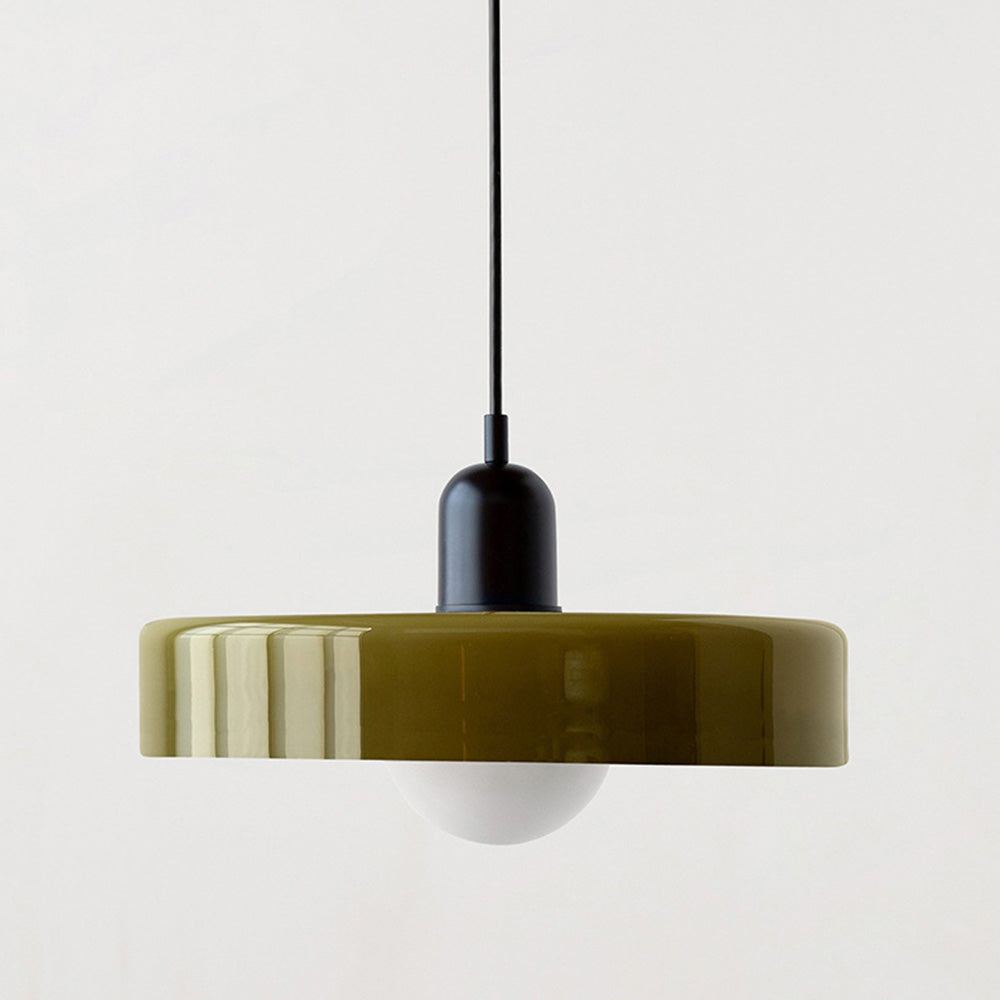 StiloGlas | Kleurrijke Hanglamp in Bauhaus-stijl – Glas-in-lood Design & Modern Vakmanschap