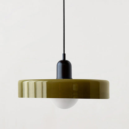 StiloGlas | Kleurrijke Hanglamp in Bauhaus-stijl – Glas-in-lood Design & Modern Vakmanschap