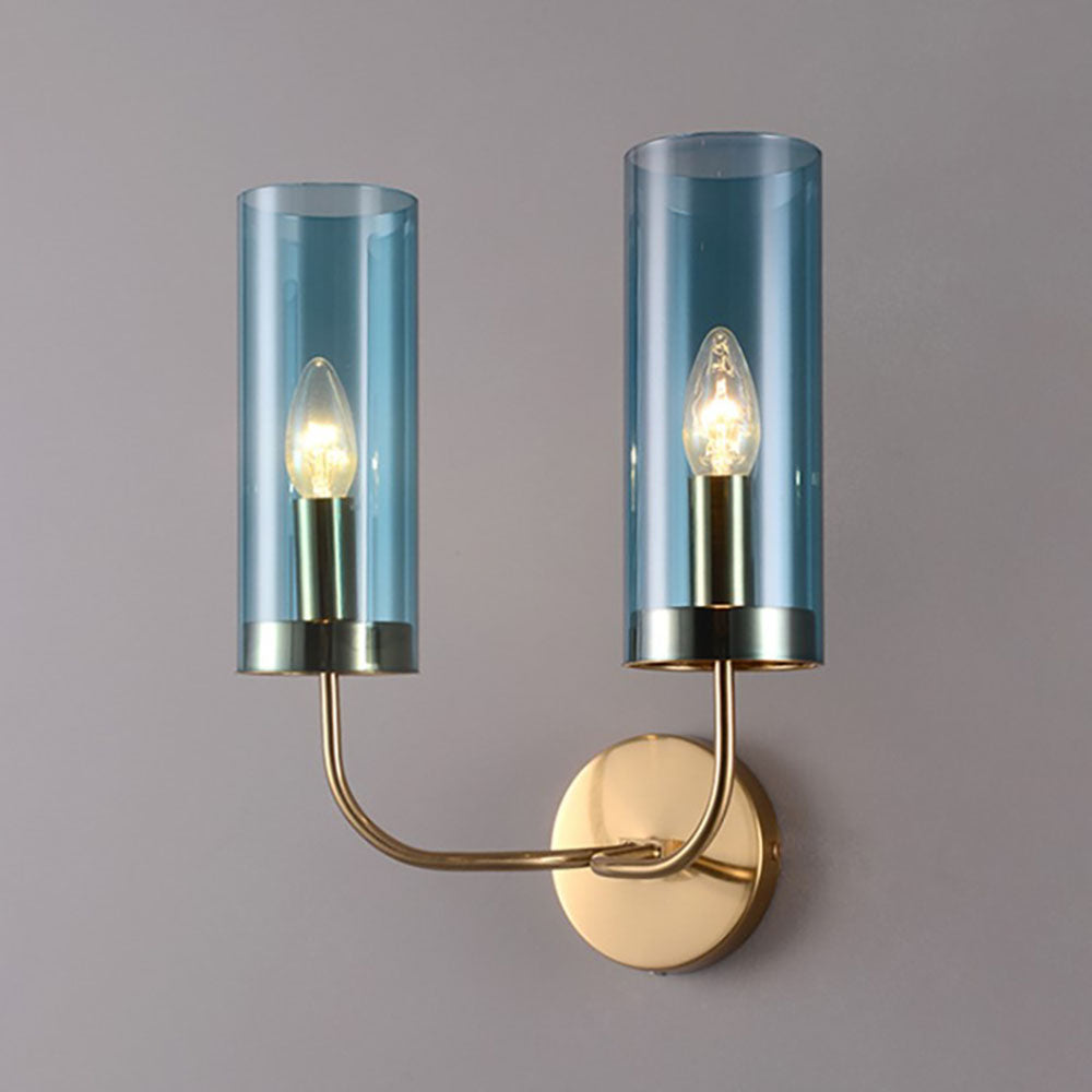 GoldMist | Cilinder glazen wandlamp