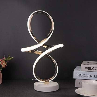 Nuvira | Moderne Spiraal LED Tafellamp Infinity
