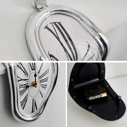 Wandklok - Surrealistische Smeltende Klok Dali Stijl