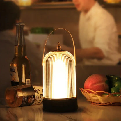 Kooilamp in retrostijl | Nostalgische tafelverlichting