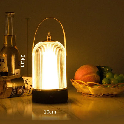 Kooilamp in retrostijl | Nostalgische tafelverlichting