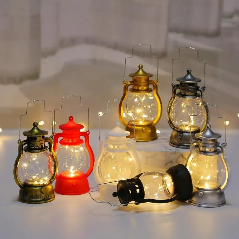 Elegante Vintage Hanglamp | Draadloze Batterijlamp met LED, Retro Design voor Binnen & Buiten