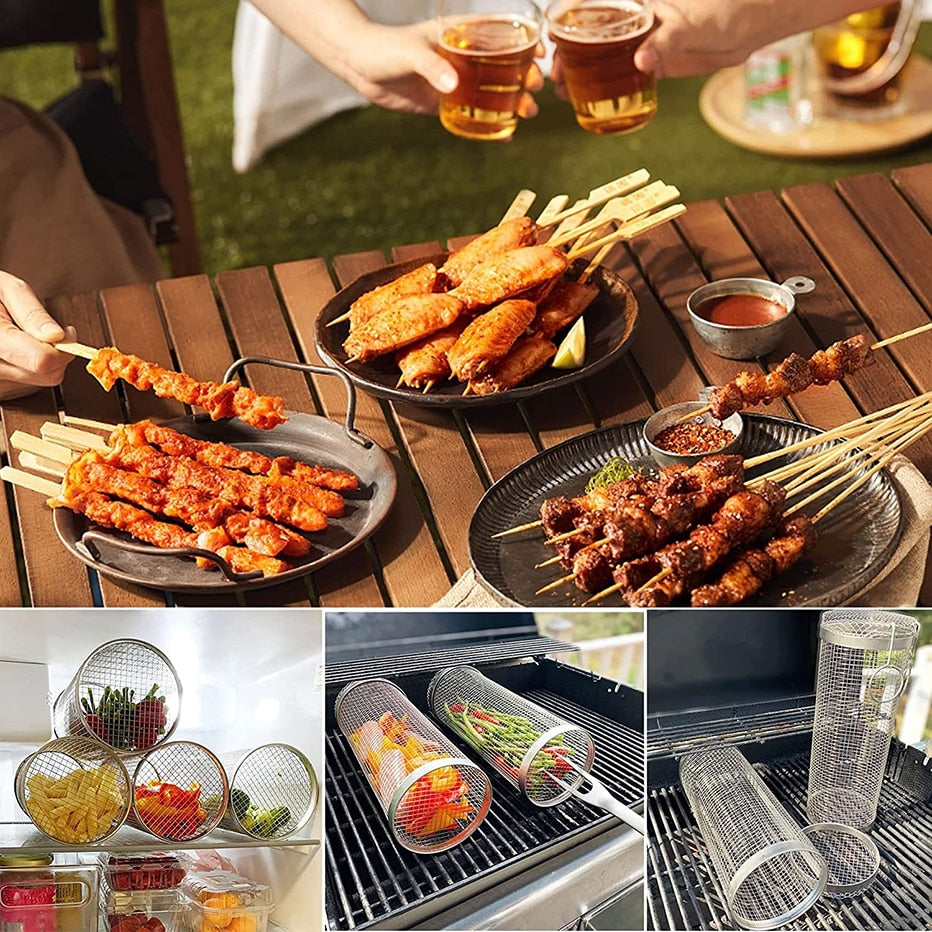 GrillMaster | Draagbare roestvrijstalen BBQ-grill