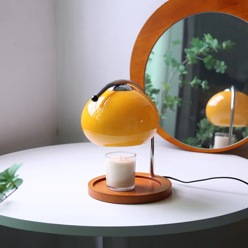 AROMAGLOW - Retro aroma lamp met kaarseffect