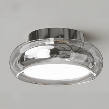 Vintage kleine acryl LED plafondlamp