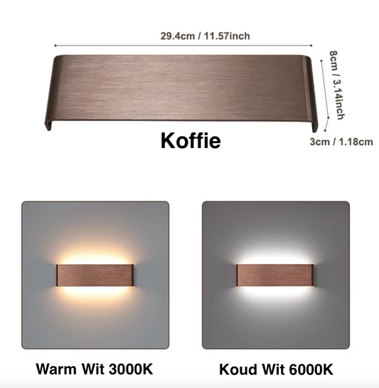 Lumea DualGlow Wandlamp – Stijlvolle LED-verlichting voor een Moderne Look