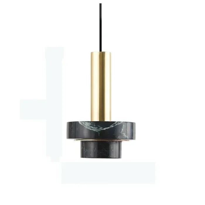 LAVÉRO Hanglamp – Luxe Koper & Vulkanisch Steen – Geometrisch Design met Warm LED Licht