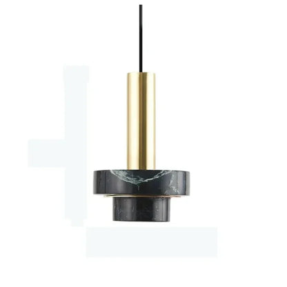 LAVÉRO Hanglamp – Luxe Koper & Vulkanisch Steen – Geometrisch Design met Warm LED Licht