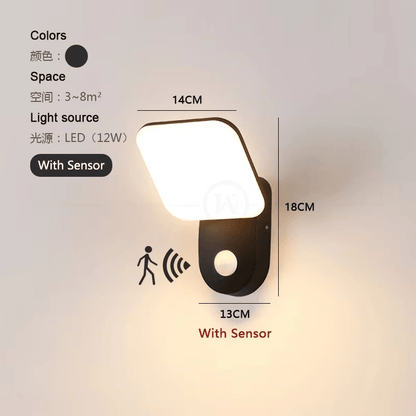 LED wandlamp met bewegingssensor