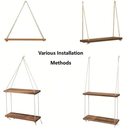 Wandplank - Hout voor planten en foto's