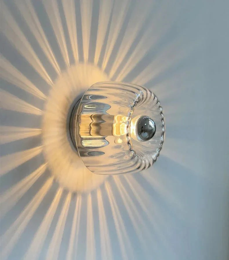 Nordhaus | Minimalistische Scandinavische Wandlamp – Glas & Metaal | Moderne Sfeerverlichting