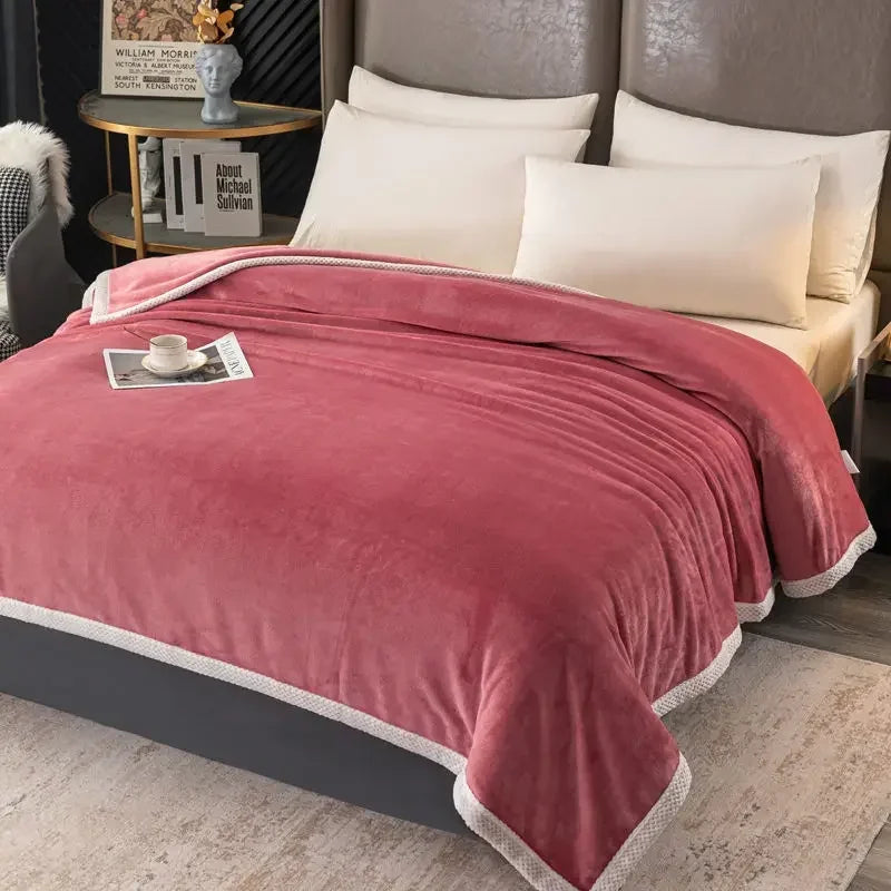 WarmFuzz - Dikke Kasjmier Plaid voor Bed en Bank