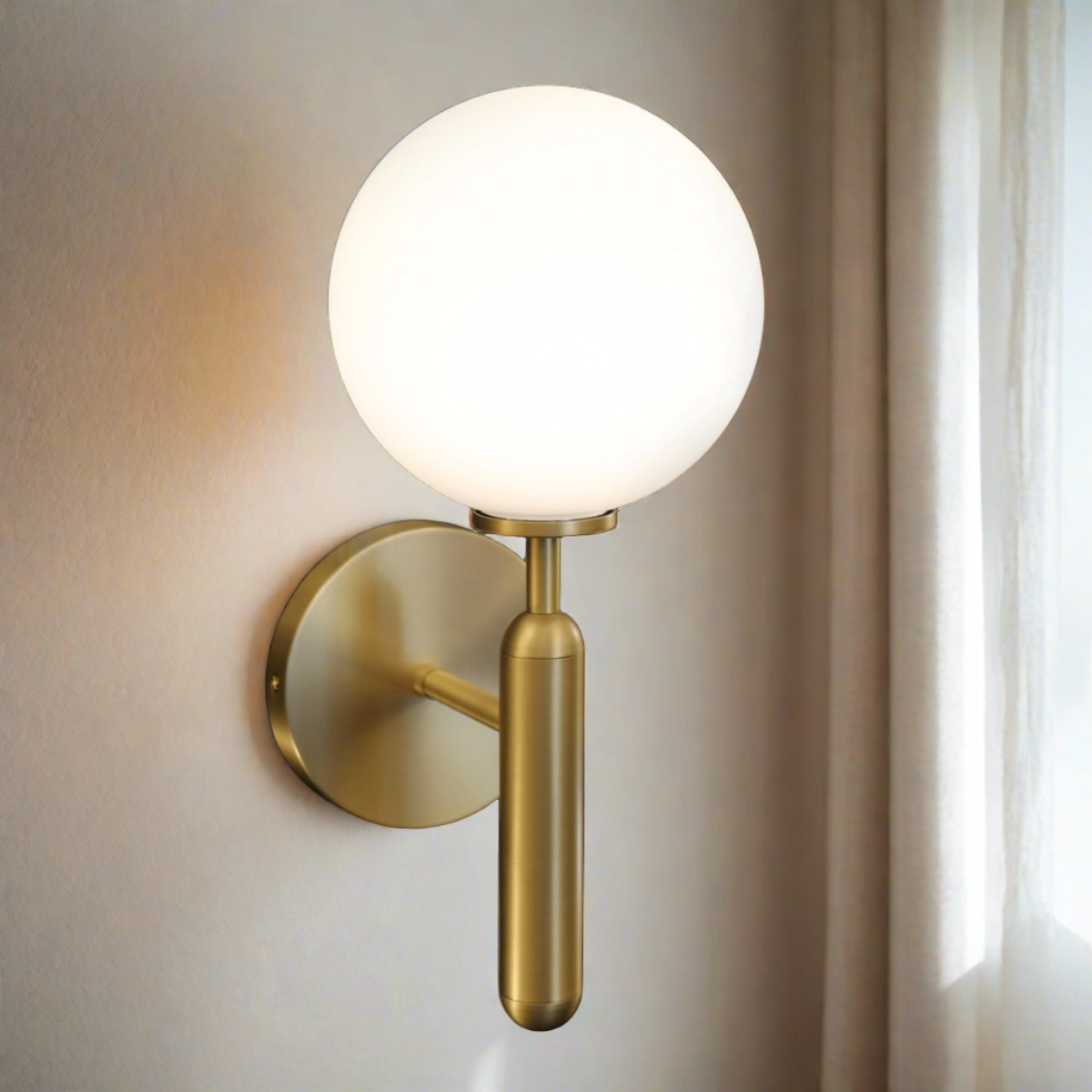 BrightSphere | Moderne glazen wandlamp