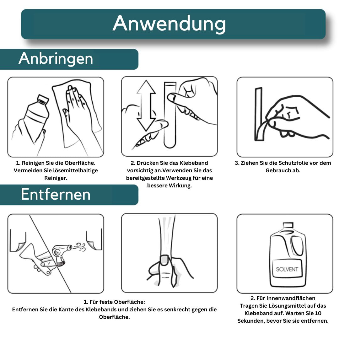 NanoStick | Transparant dubbelzijdig plakband