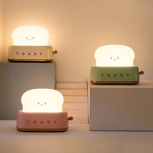 Tafellamp met broodroosterontwerp (ingebouwde batterij)