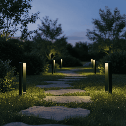 TerraLuxe – LED Buitenlamp 60cm, Moderne IP65 Tuinverlichting, Staande Grondlamp voor Pad, Oprit, Tuin & Terras, Warm Wit 3000K