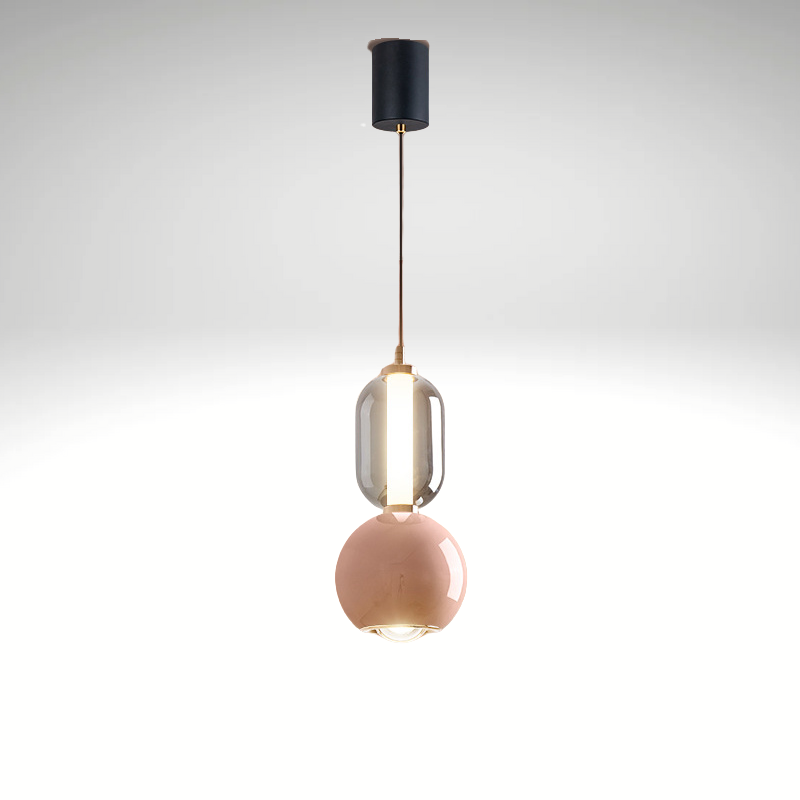 Nordic Creative hanglamp van ijzerglas