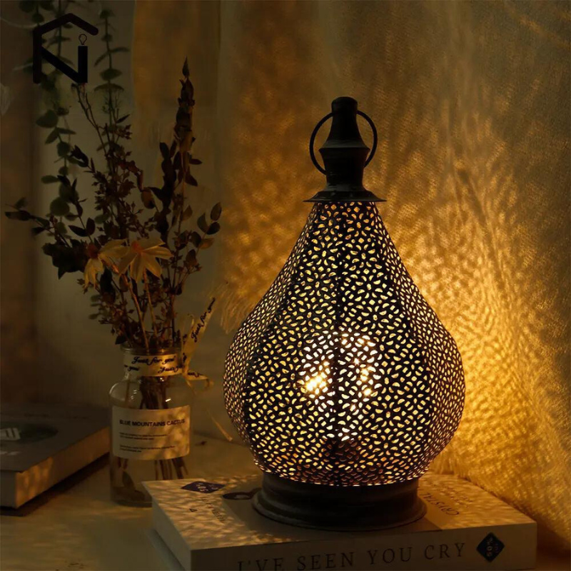 Oosterse elegantie | Marokkaanse tafellamp - Stijlvolle verlichting voor een uitnodigende sfeer