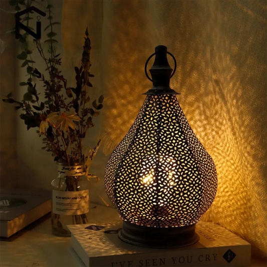 Oosterse elegantie | Marokkaanse tafellamp - Stijlvolle verlichting voor een uitnodigende sfeer