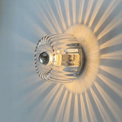 Nordhaus | Minimalistische Scandinavische Wandlamp – Glas & Metaal | Moderne Sfeerverlichting